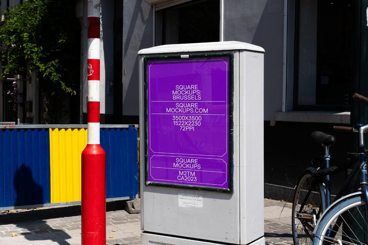 Poster Mockup Scene 0028 Brussels Series
