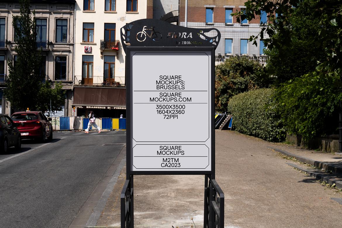 Poster Mockup Scene 0030 Brussels Series
