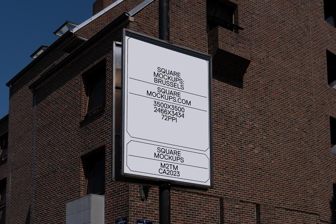 Poster Mockup Scene 0037 Brussels Series