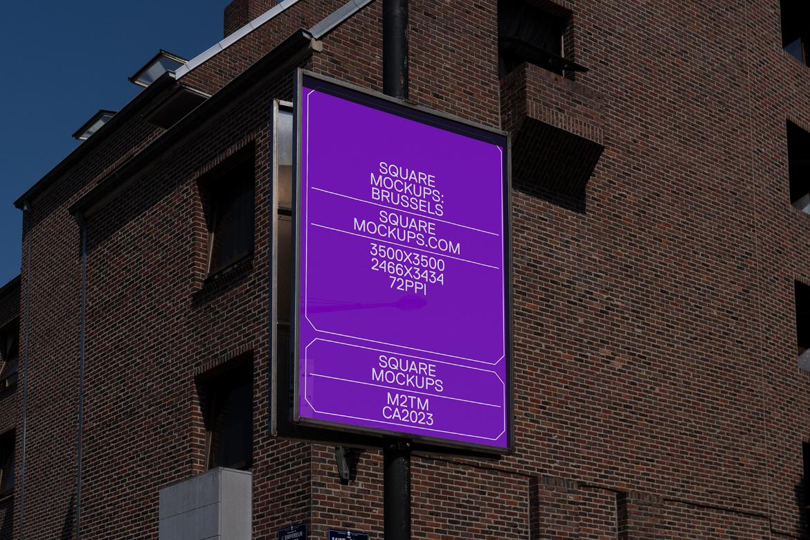 Poster Mockup Scene 0037 Brussels Series