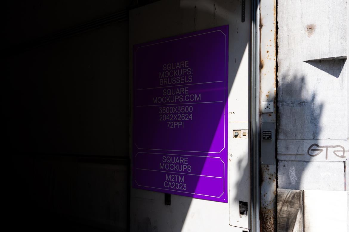 Poster Mockup Scene 0038 Brussels Series