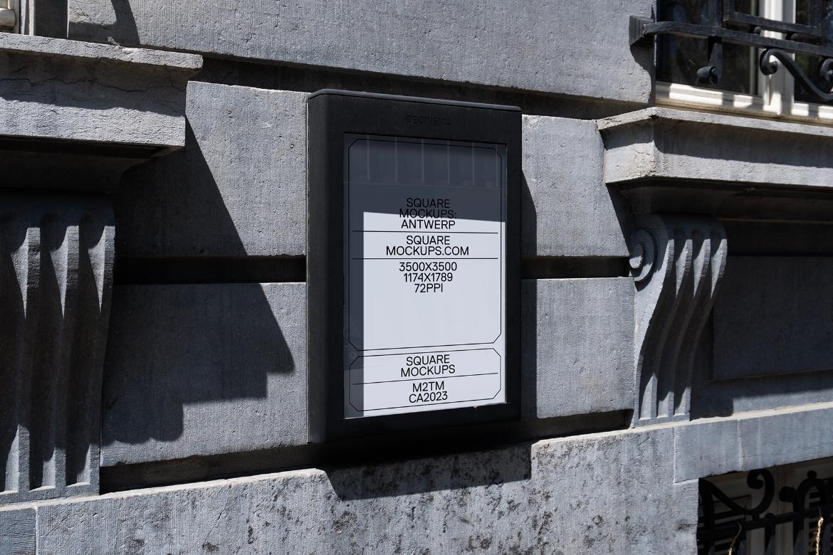 Poster Mockup Scene 0018 Antwerp Series