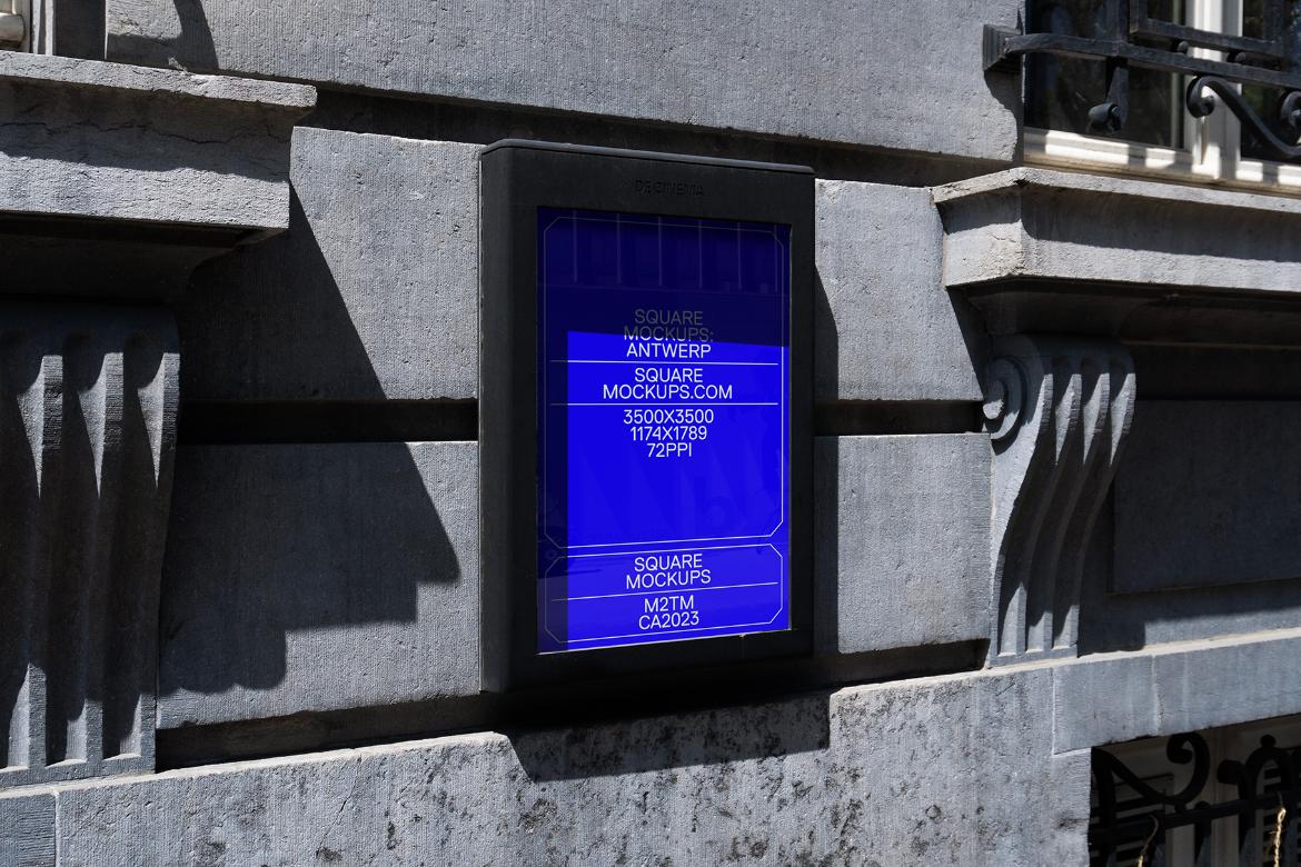 Poster Mockup Scene 0018 Antwerp Series
