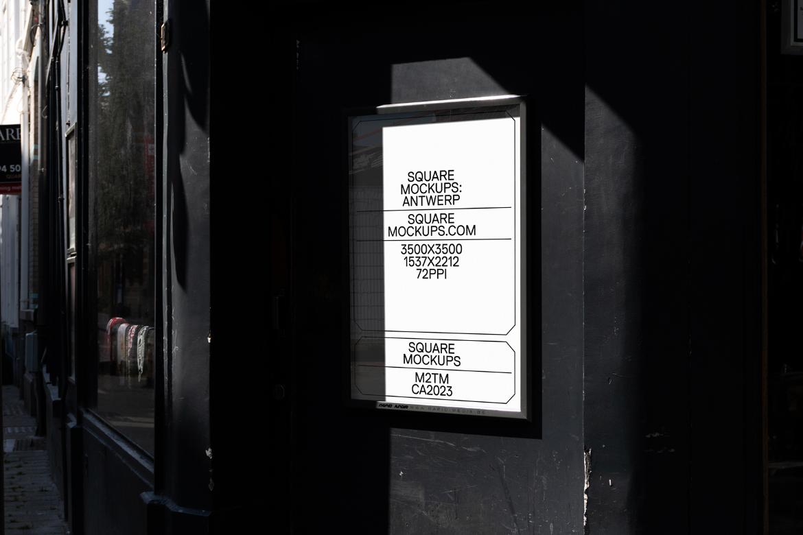 Poster Mockup Scene 0019 Antwerp Series