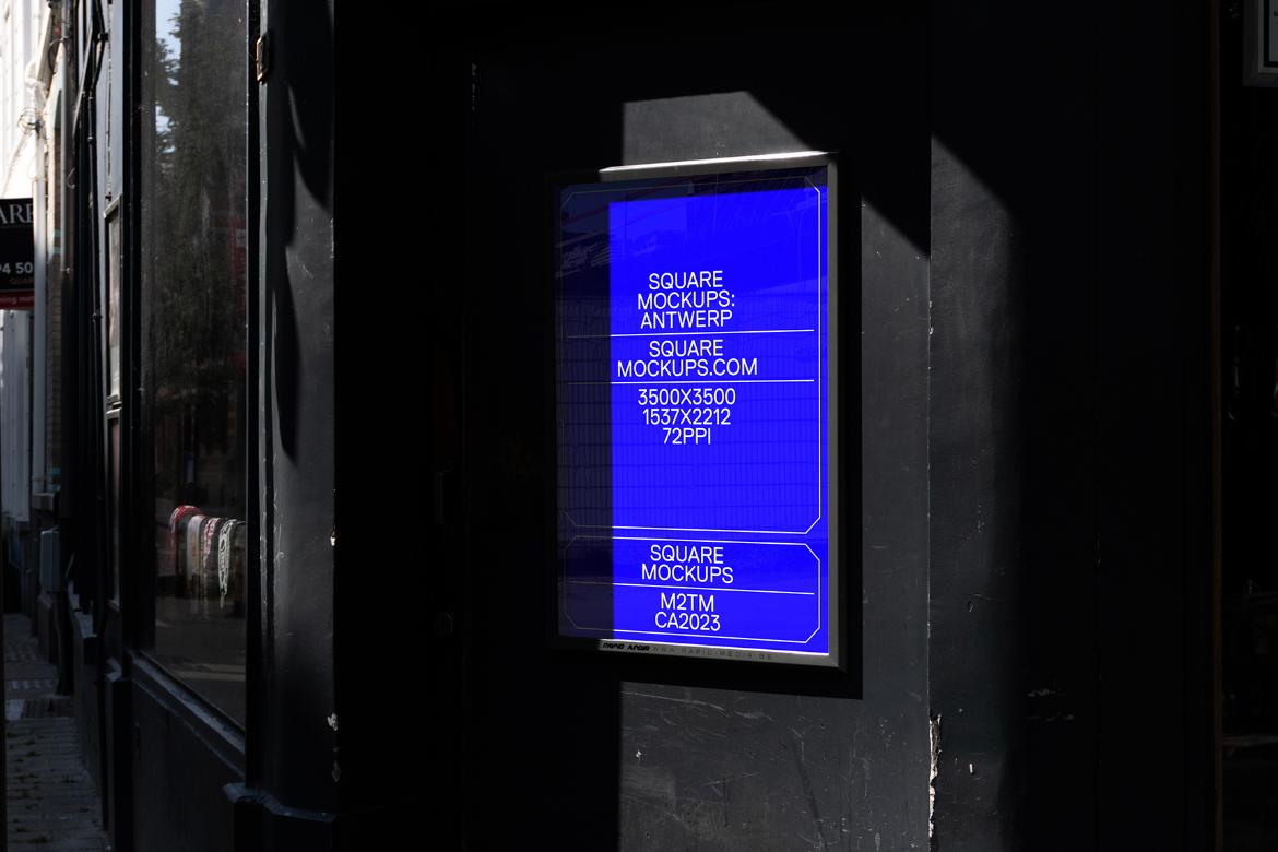 Poster Mockup Scene 0019 Antwerp Series