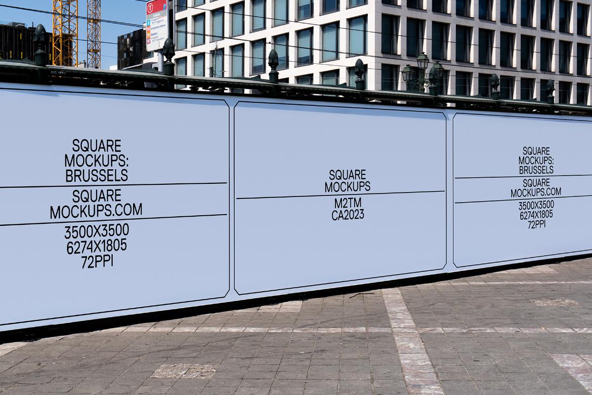 Posterwall Mockup Scene 0002 Brussels Series