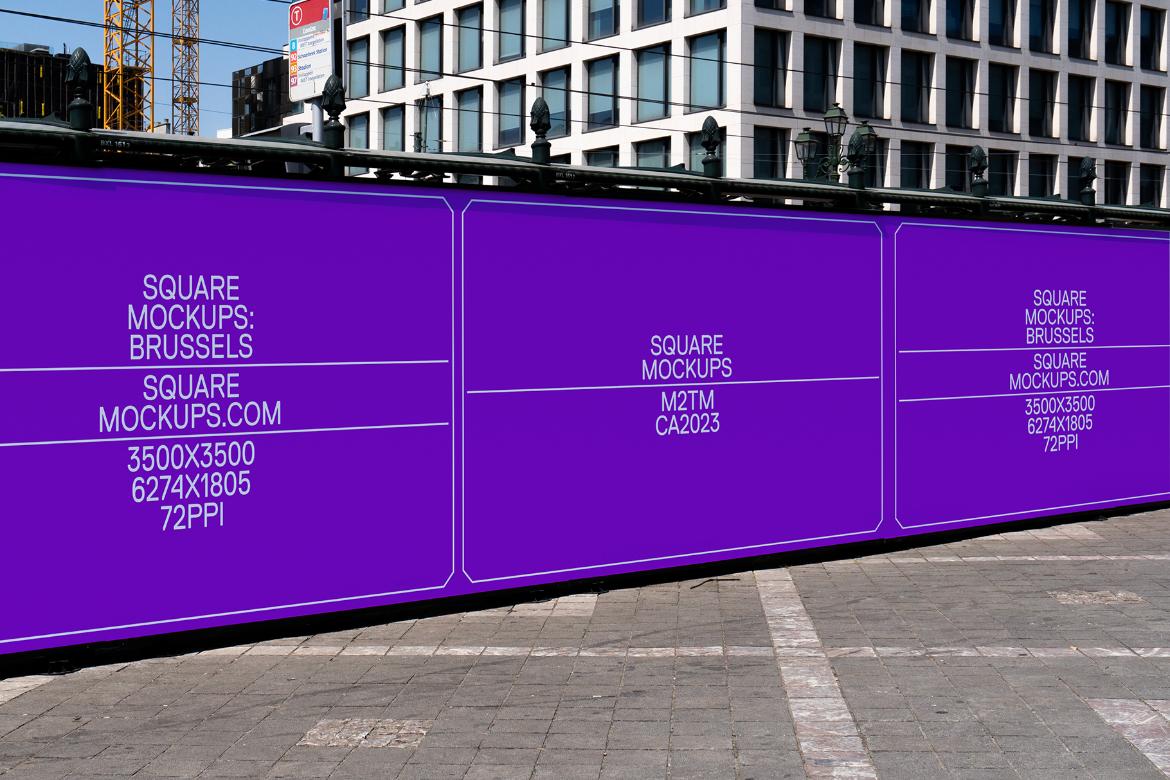 Posterwall Mockup Scene 0002 Brussels Series