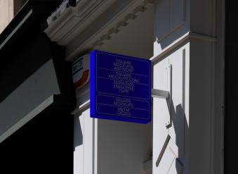 Shop Sign Mockup Scene 0004 Antwerp Series