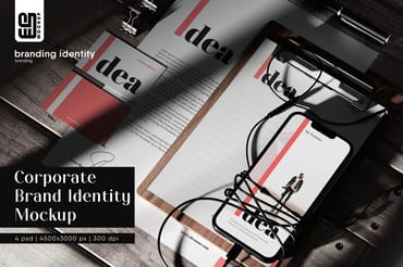 Corporate Brand Identity Mockup