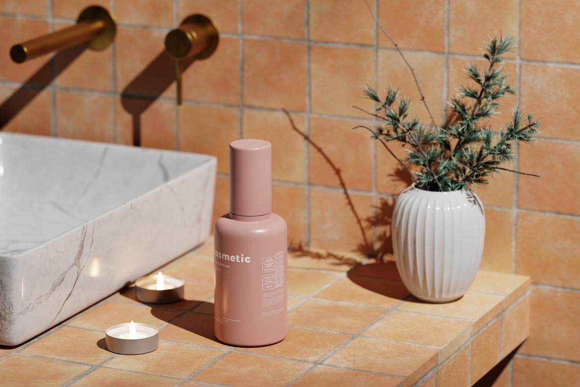 Cosmetic Bottle Mockups