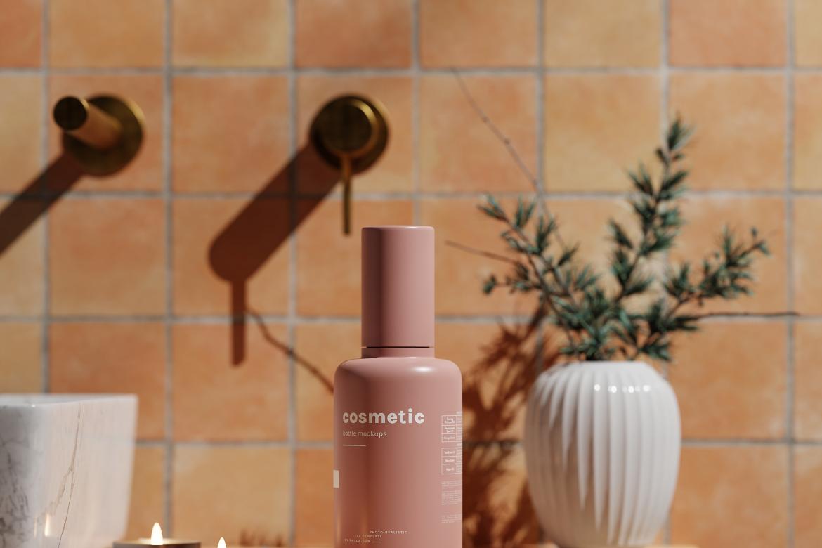 Cosmetic Bottle Mockups