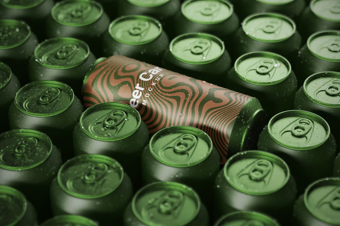 Metal Can MockUp Scene