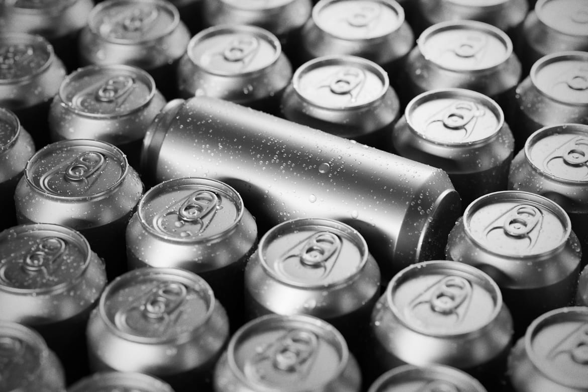 Metal Can MockUp Scene