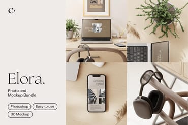 Elora - Minimal Office Photo & Mockup