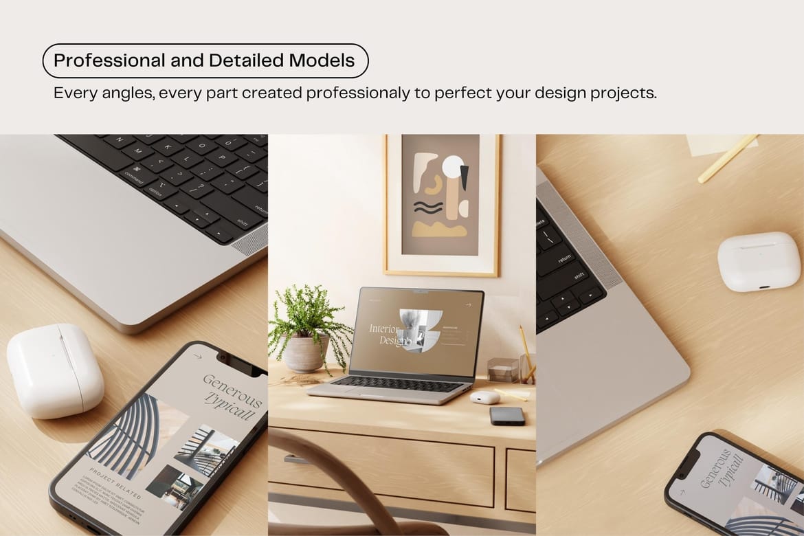 Elora - Minimal Office Photo & Mockup