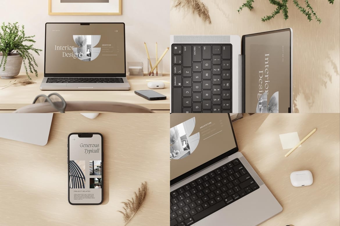 Elora - Minimal Office Photo & Mockup