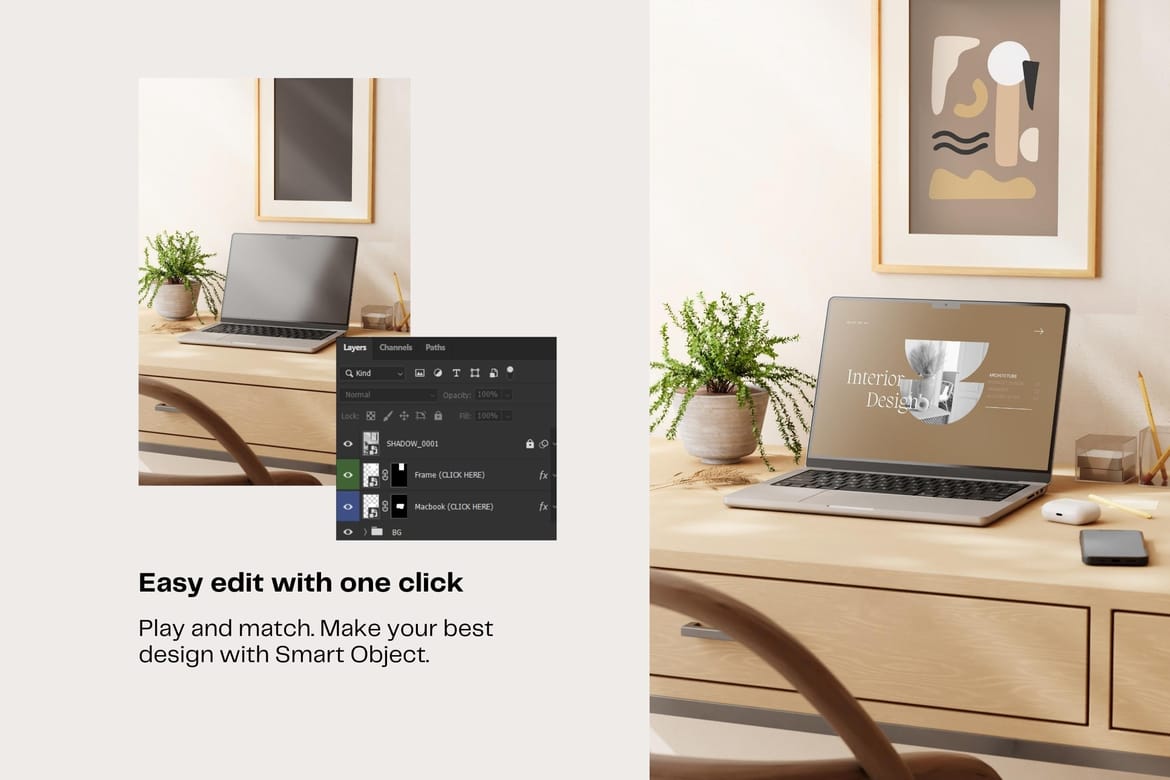 Elora - Minimal Office Photo & Mockup