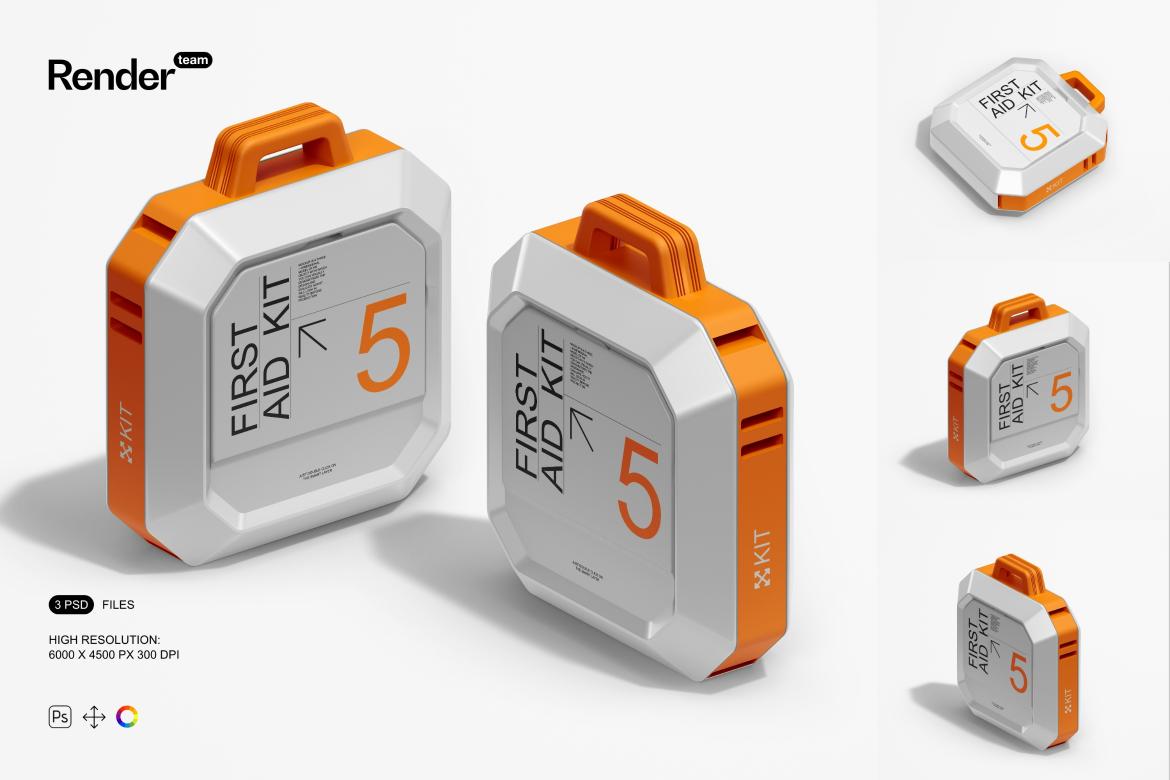 First Aid Kit Mockup