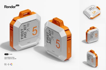 First Aid Kit Mockup