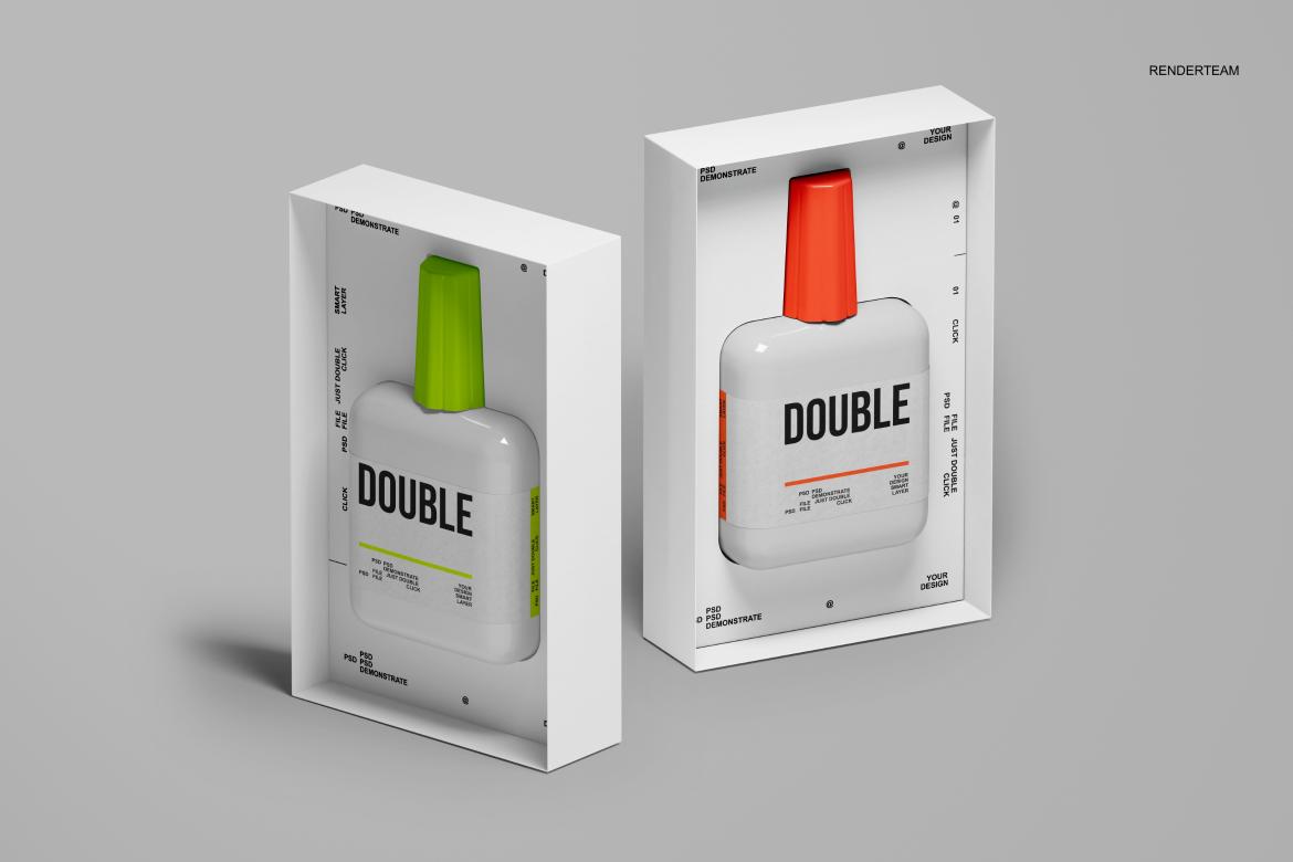Stationery Glue Mockup Set