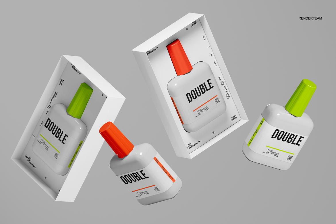Stationery Glue Mockup Set