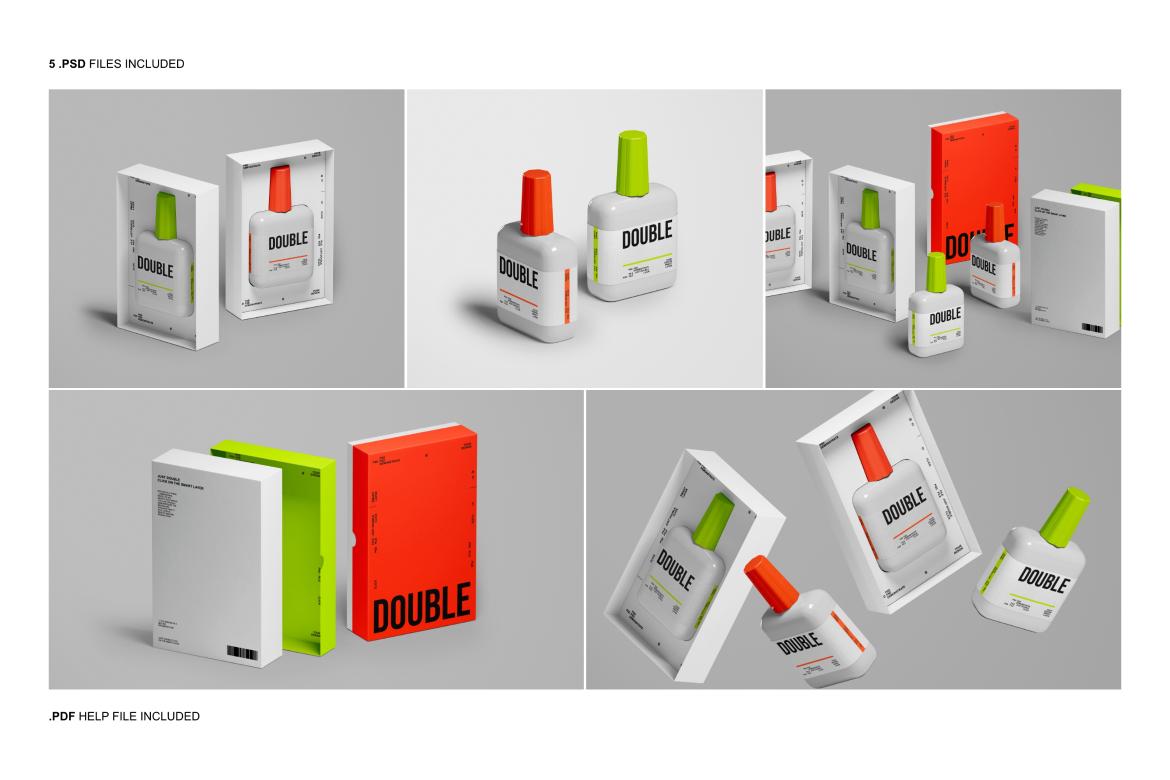 Stationery Glue Mockup Set