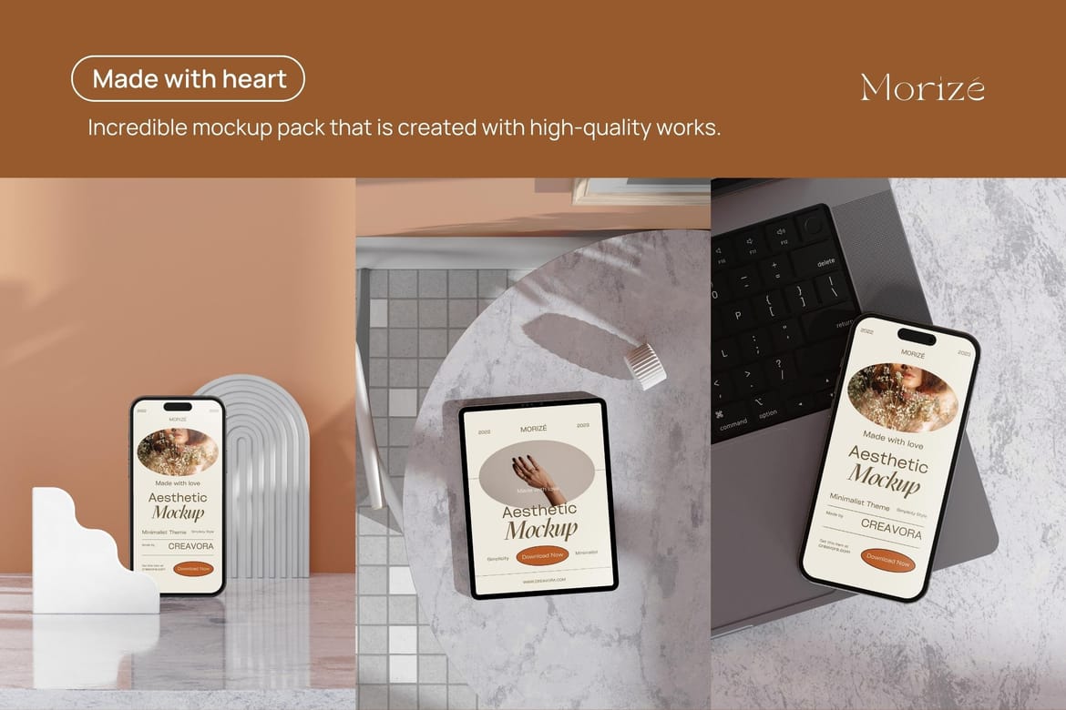 Morize - Aesthetic Photo & Mockup