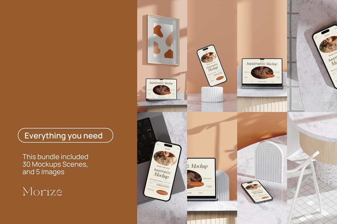 Morize - Aesthetic Photo & Mockup