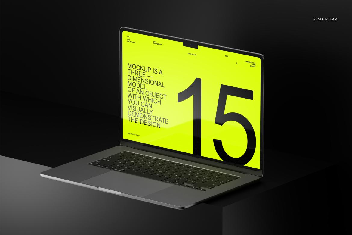 MacBook Air Mockup Set