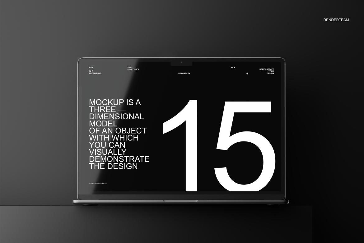 MacBook Air Mockup Set