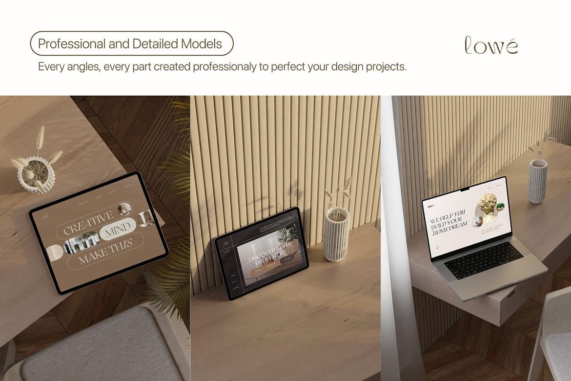 Lowe - Minimal Mockup Bundle