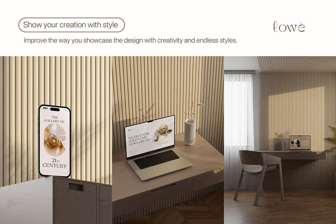 Lowe - Minimal Mockup Bundle