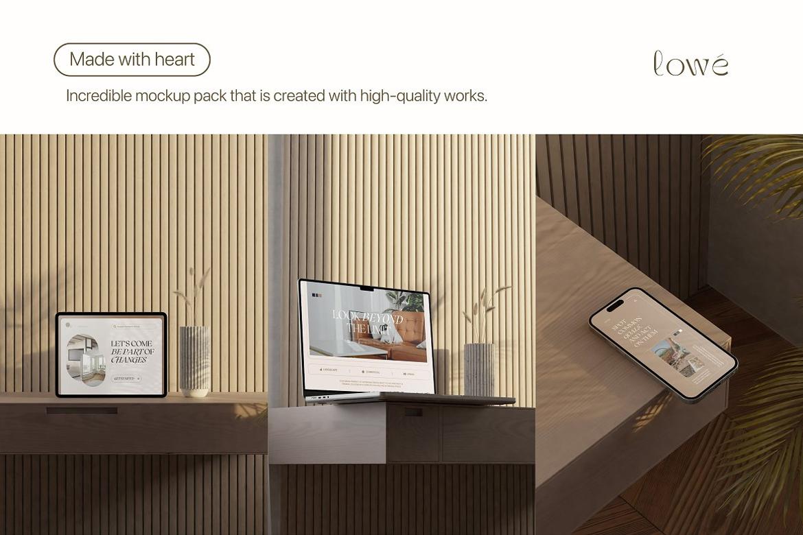 Lowe - Minimal Mockup Bundle