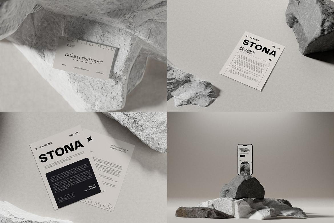 Stona - Minimal Mockup Bundle