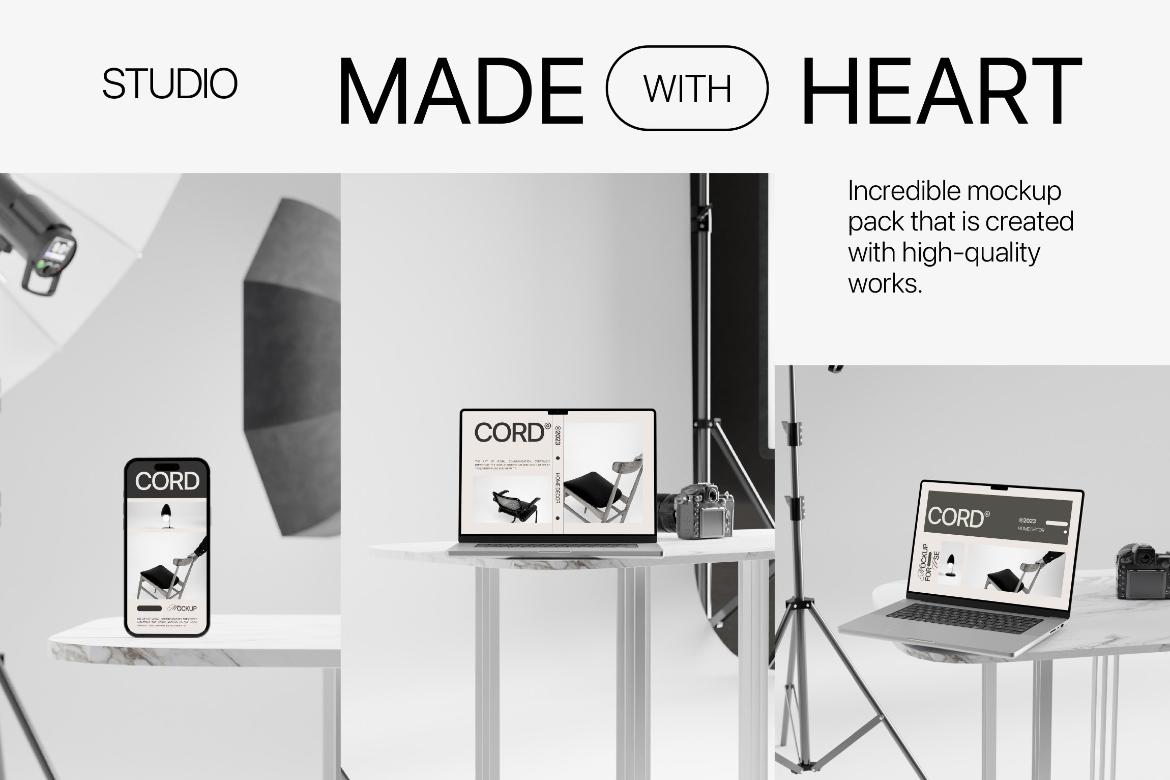 Studio - Minimal Mockup Bundle