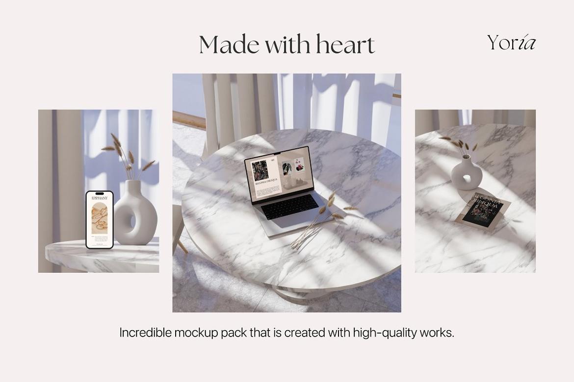 Yoria - Aesthetic Mockup Bundle
