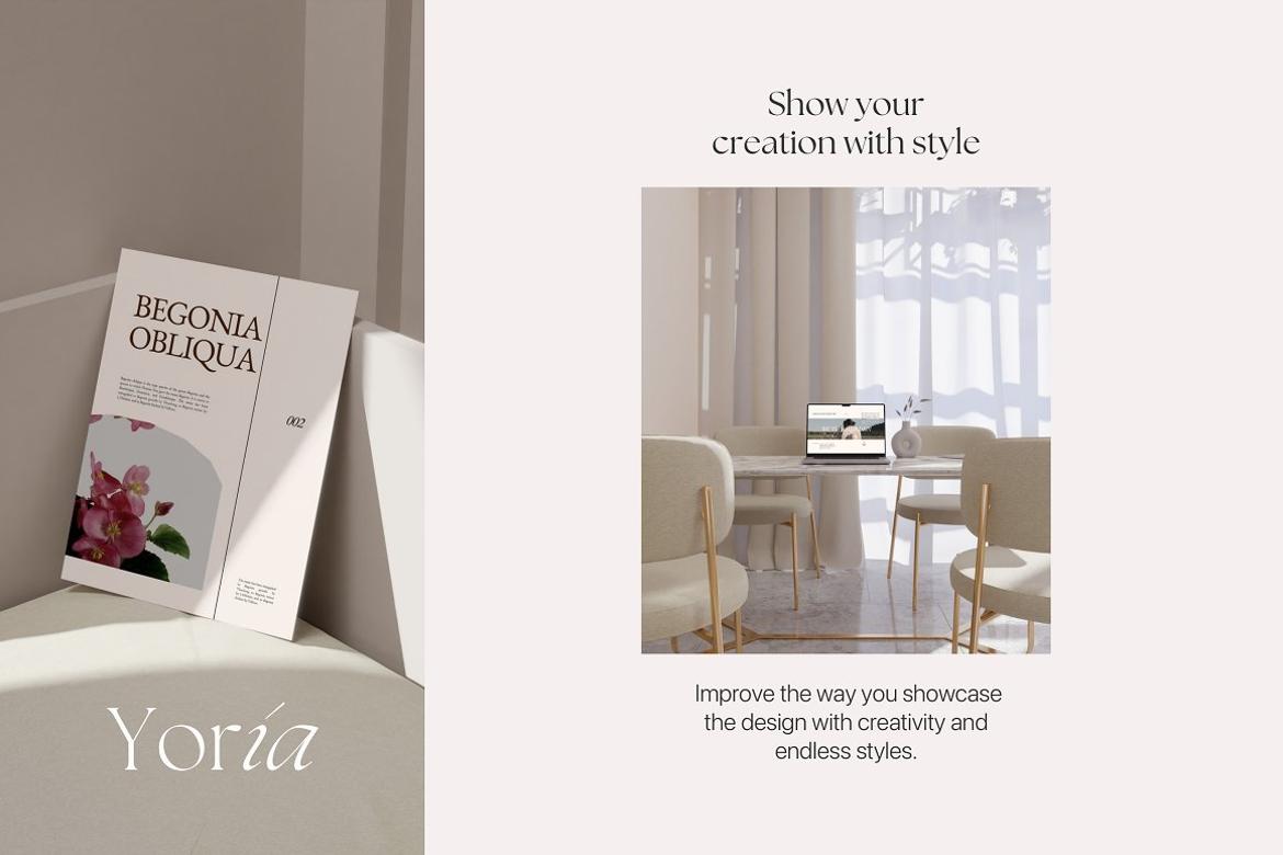 Yoria - Aesthetic Mockup Bundle