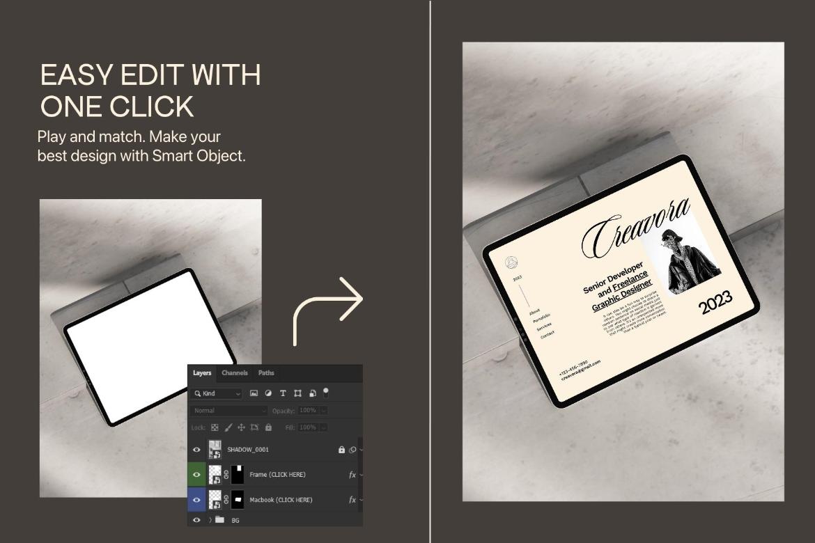 Concrete Free Mockup Bundle