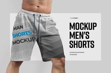 10 Mockups Athletic Shorts Man