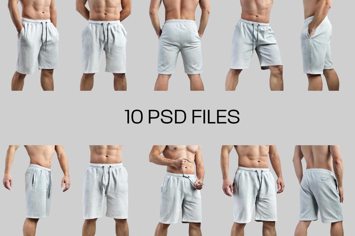 10 Mockups Athletic Shorts Man