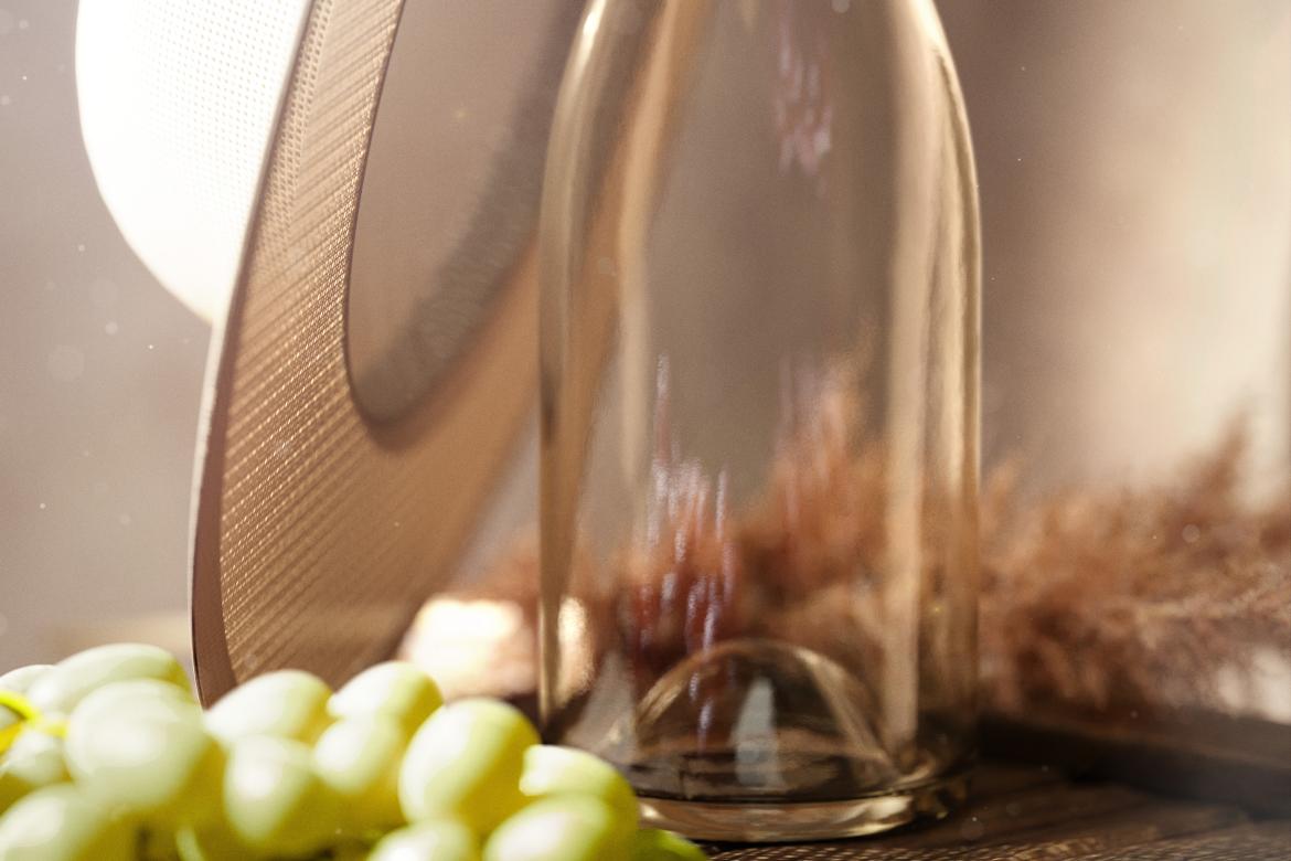 Wine Bottle Mock-Up Scene