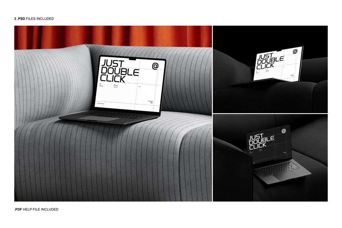 MacBook Air Mockup Set