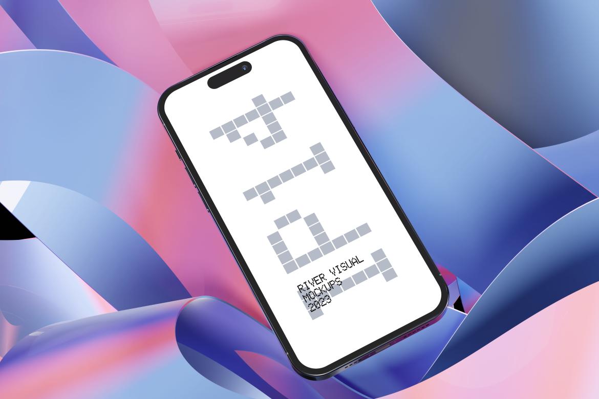Ultraviolet Radiation iPhone 14 Pro Mockup
