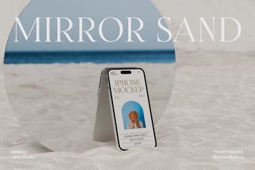  Mirror Sand | iPhone 14Pro Mockup