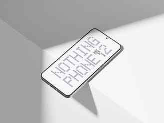 White Space Nothing Phone 2 - 001 Free Mockup