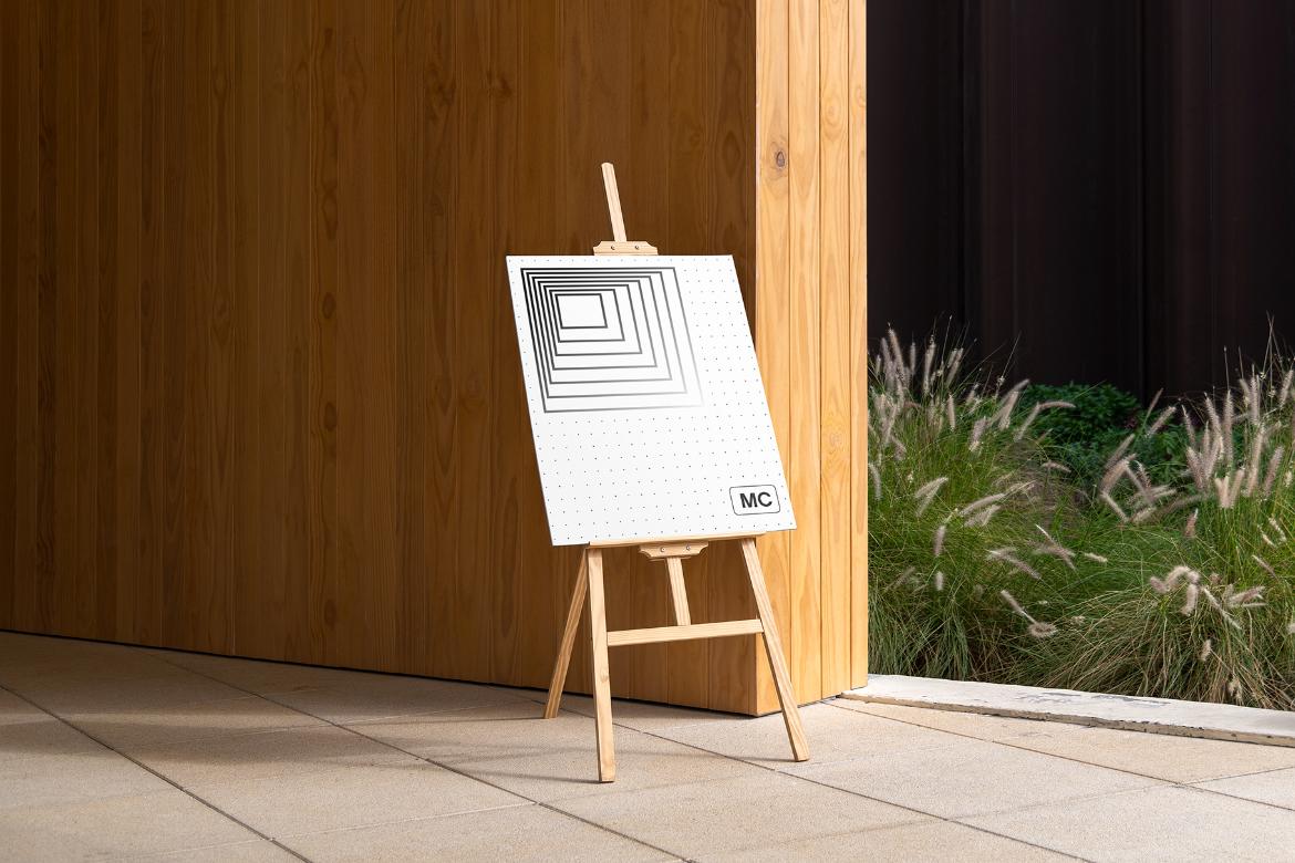 Signboard Advertising Mockup Scene 01