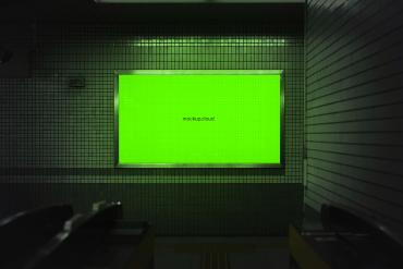 Digital Screen Advertising Mockup Scene 03