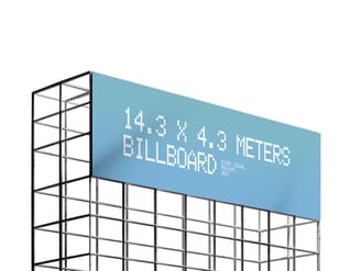 Mesh Billboard 001 Free Mockup