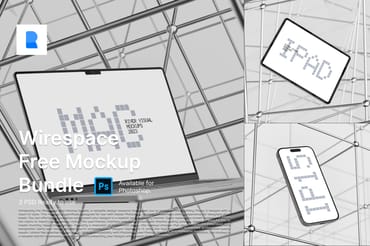 Wirespace Free Bundle Mockup