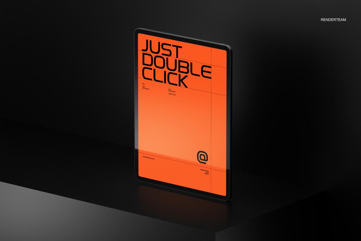 iPad Pro 12.9 Mockup Set
